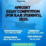 AFROSKY ESSAY WRITING CONTEST, 2025
