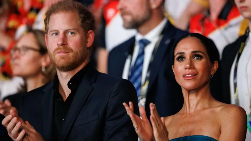 The Duke and Duchess of Sussex, pictured here in 2023, currently live in California